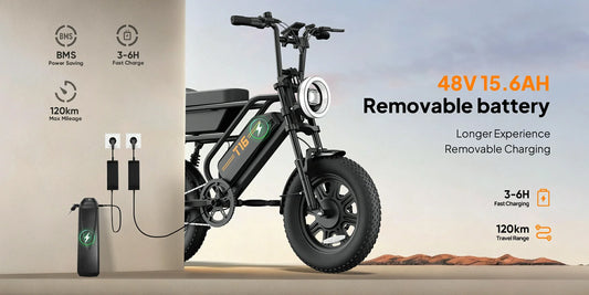 URLIFE electric bike parked in dry warm indoor garage, professional winter low-temperature battery protection and anti-freezing maintenance scene