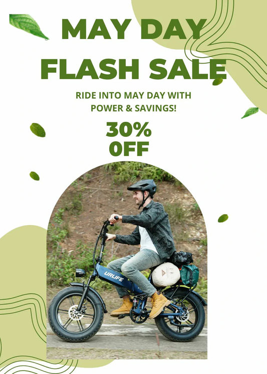 🚴‍♂️ May Day Labor Day Flash Sale: Save Up to €50 on Electric Bikes!